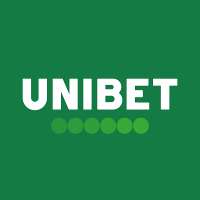 Unibet-logo kasino- ja vedonlyöntipalvelun yhteisessä vertailukortissa
